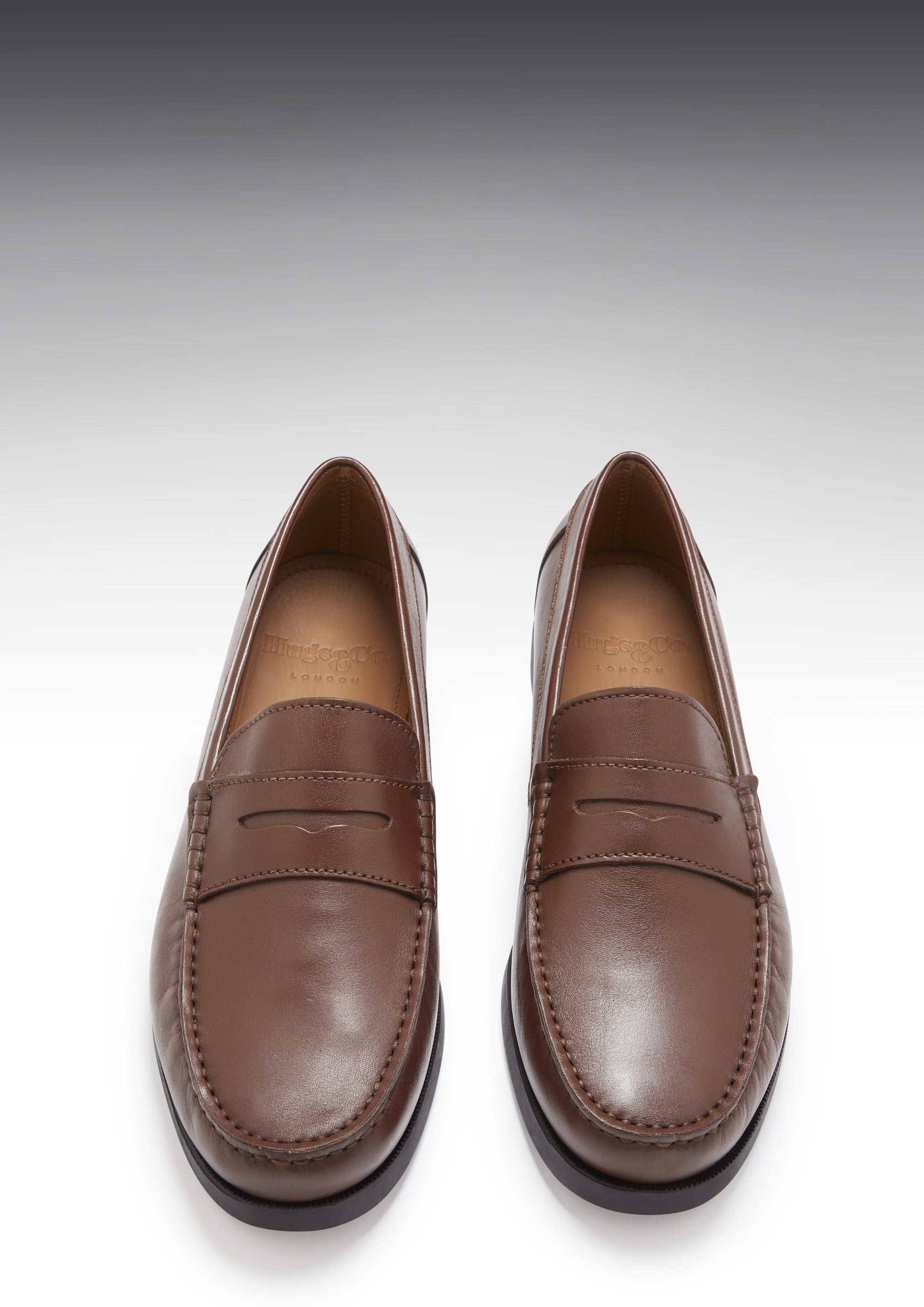 Boat Loafers, brown leather