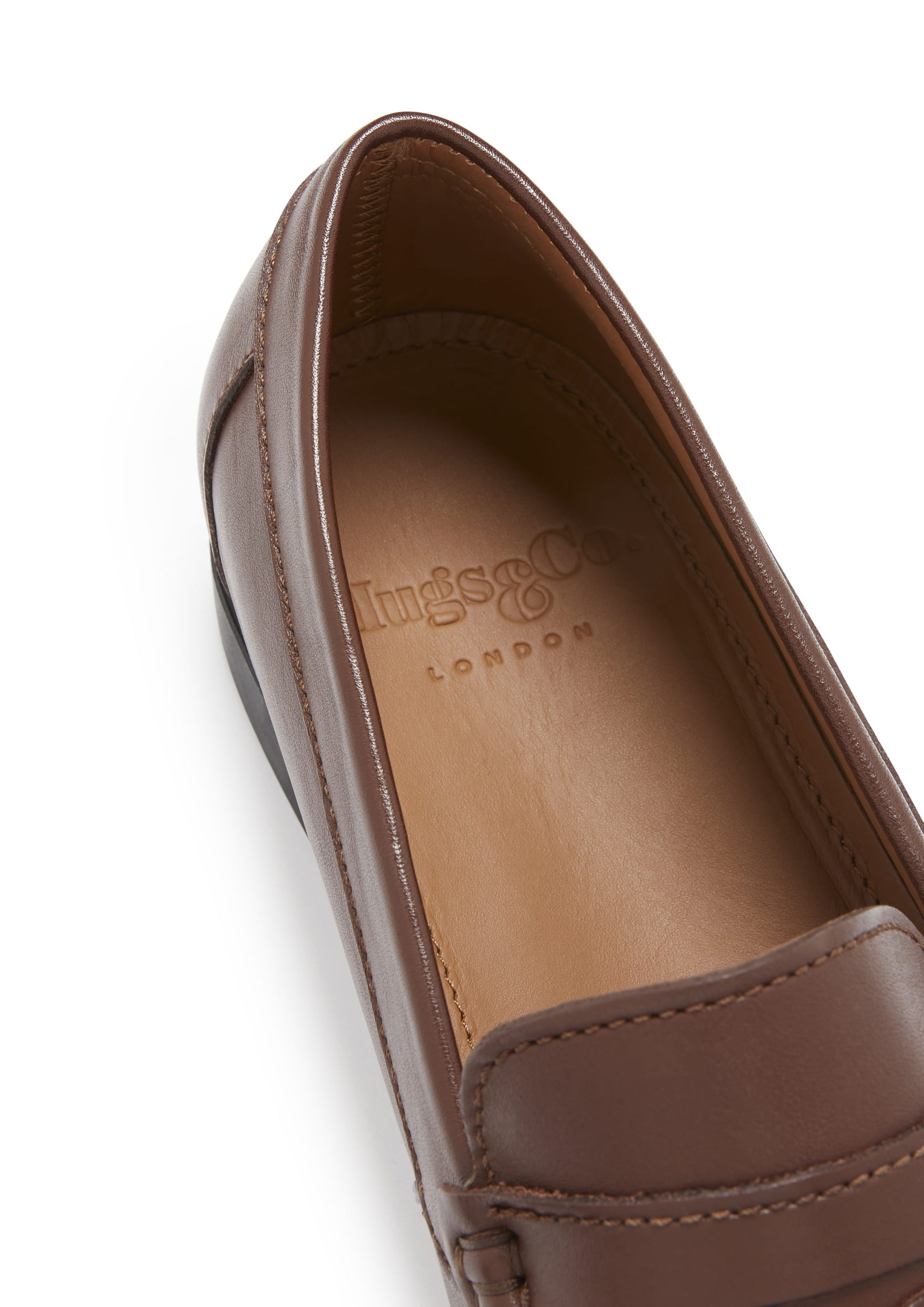 Boat Loafers, brown leather