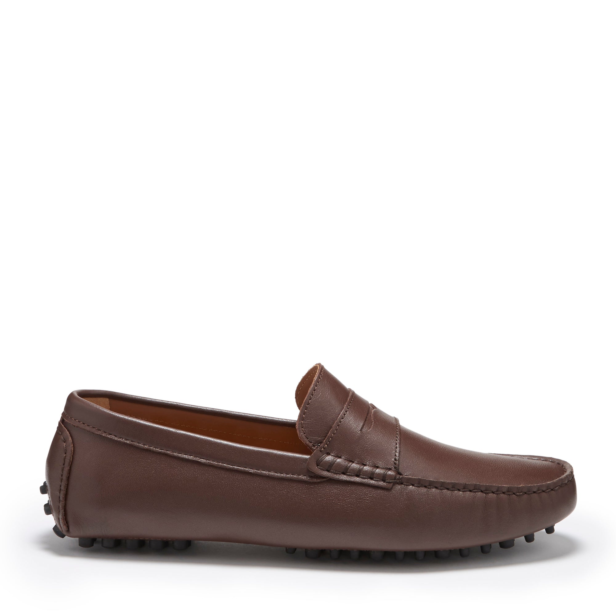 Penny Driving Loafers, brown leather - Hugs & Co.
