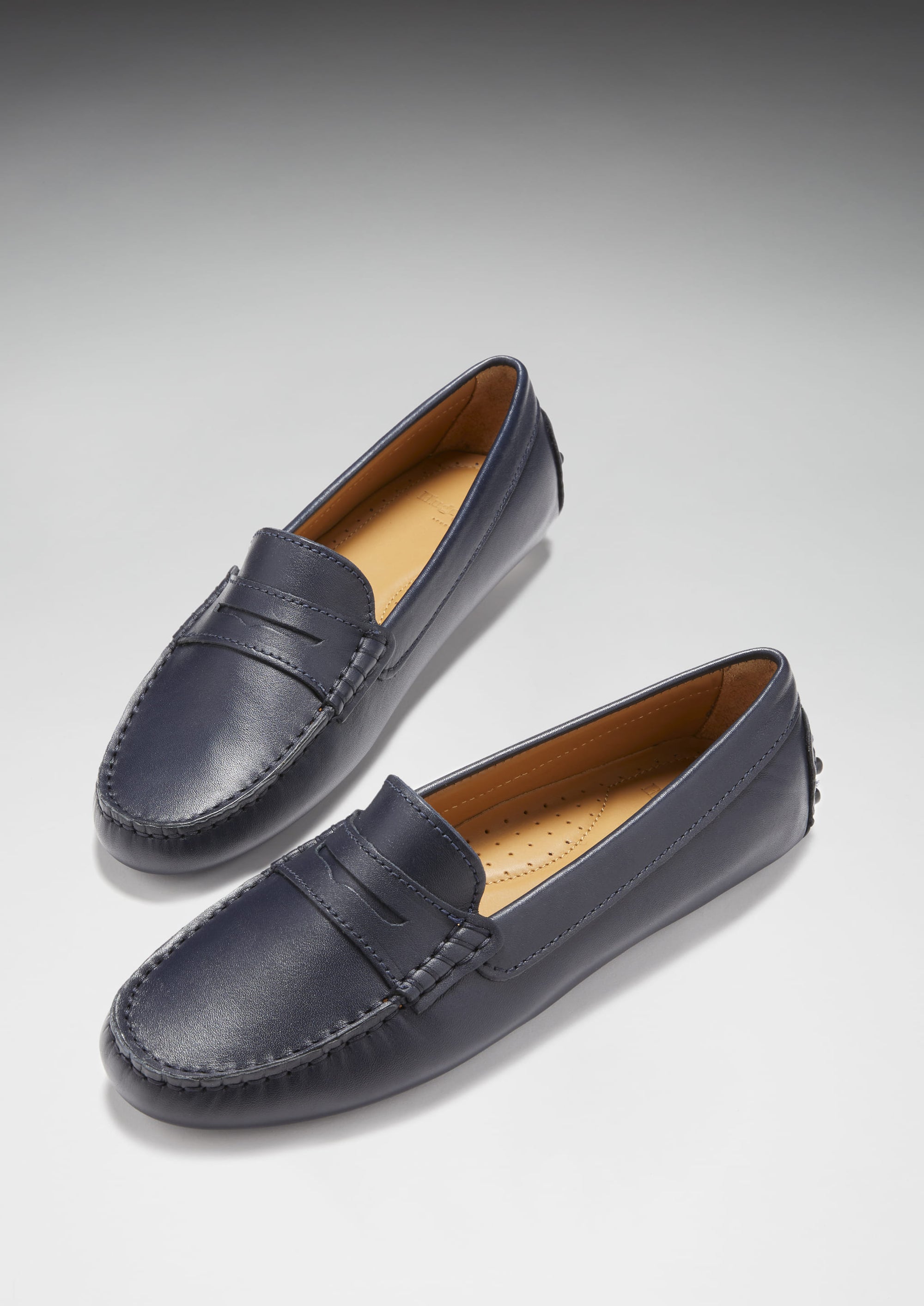 Facile à Mettre et à Retirer Chaussures de Mocassin for Hommes Authentiques  Coutures en Cuir détailles de Penny mobas pour Toutes Les Occasions (Color  : Baby Blue, Size : 38 EU) : : Mode